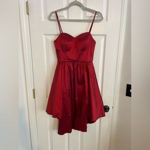 B. Darlin red fit and flare dress, juniors size 11/12